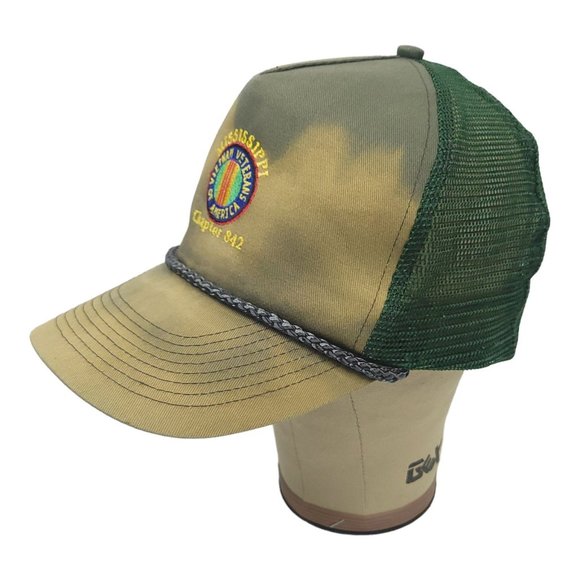 Mississippi Vietnam Veterans Chapter 842 Mesh Snapback Cap Trucker Baseball Hat - Picture 3 of 12